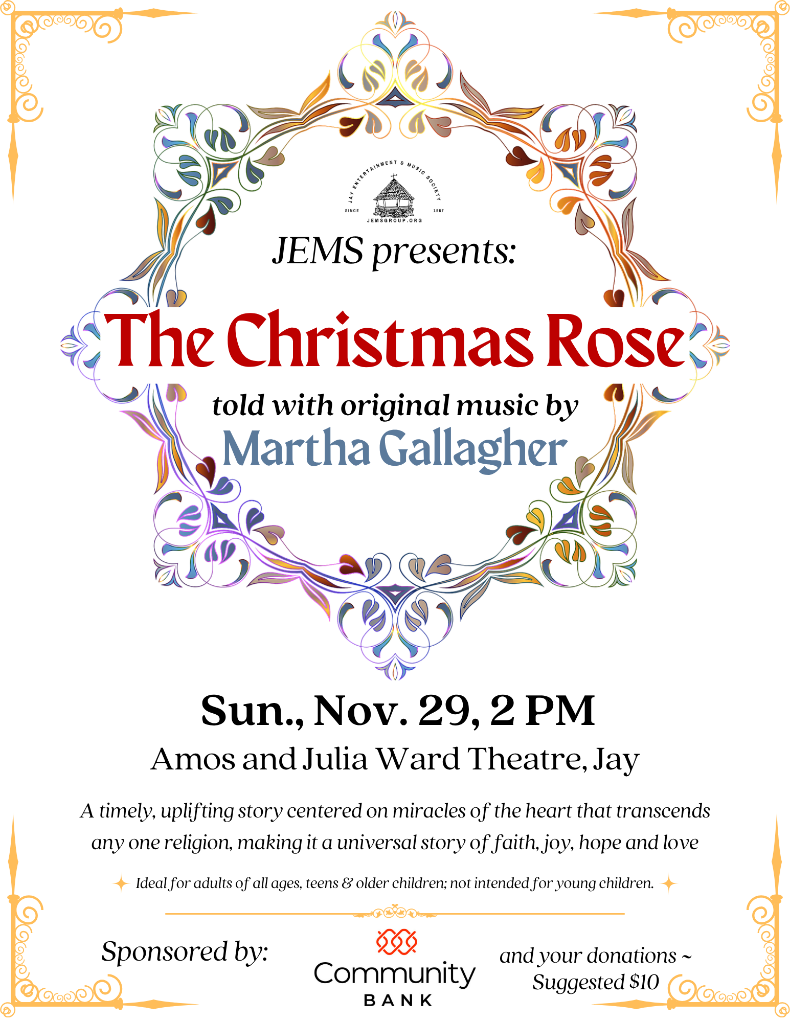The Christmas Rose: Sunday November 29 2PM